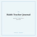 Habit Tracker Journal (Editable Fillable PDF)
