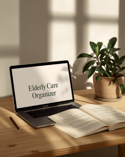Elderly Care Organiser (Editable Fillable PDF)