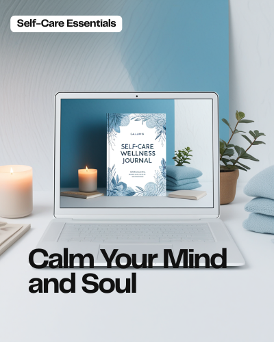 Self-Care & Wellness Journal (Editable Fillable PDF)