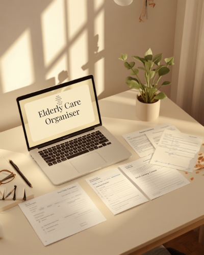 Elderly Care Organiser (Editable Fillable PDF)